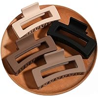 Extra Large Claw Clips for Thick Hair (13cm) – Big Matte Hair Claw Clips for Women, Strong Hold Non-Slip Hair Clips for Thick