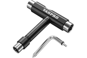 Vanpro Skateboard Tools Skate Tool All in oneUsed for Installation and Maintenance of Various Skateboards and Roller Skates，e