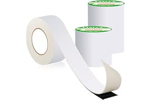LANUCN RV Roof Tape White, Waterproof Sealant Tape for Sealing Camper Roof Caravan, Window, Marine Seam Gutter Jointing Leaks Mastic (2" x 32.8' x 1 Roll)