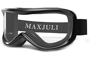 MAXJULI Kids Ski Goggles - Helmet Compatible Snow Goggles for Baby &Toddler with 100% UV Protection Age 0-4 4301
