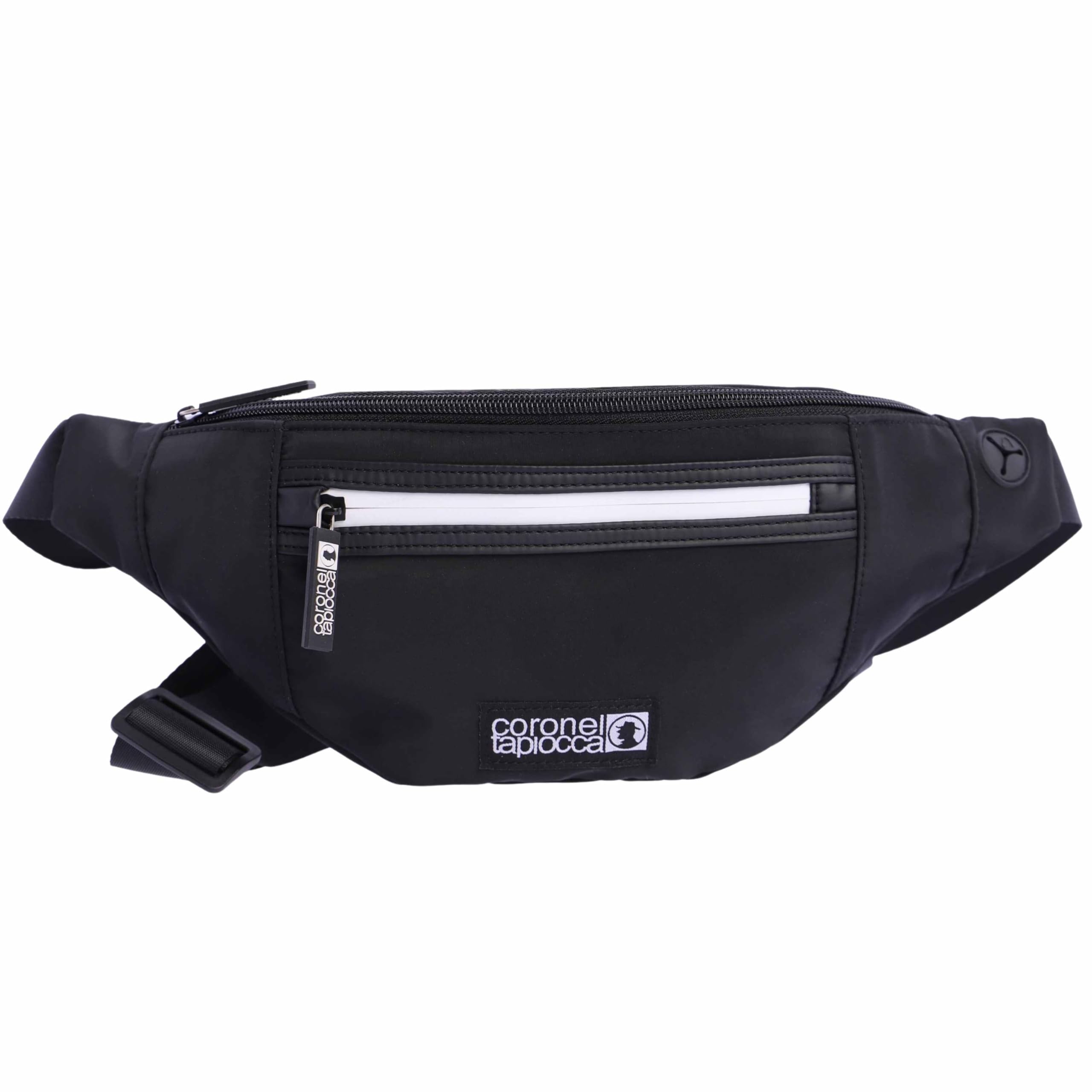 Coronel Tapiocca Amadeo Men's Bum Bag 31 x 8 x 14 cm, Black, 31x8x14 cm, Bum Bag Chest Pocket for Men