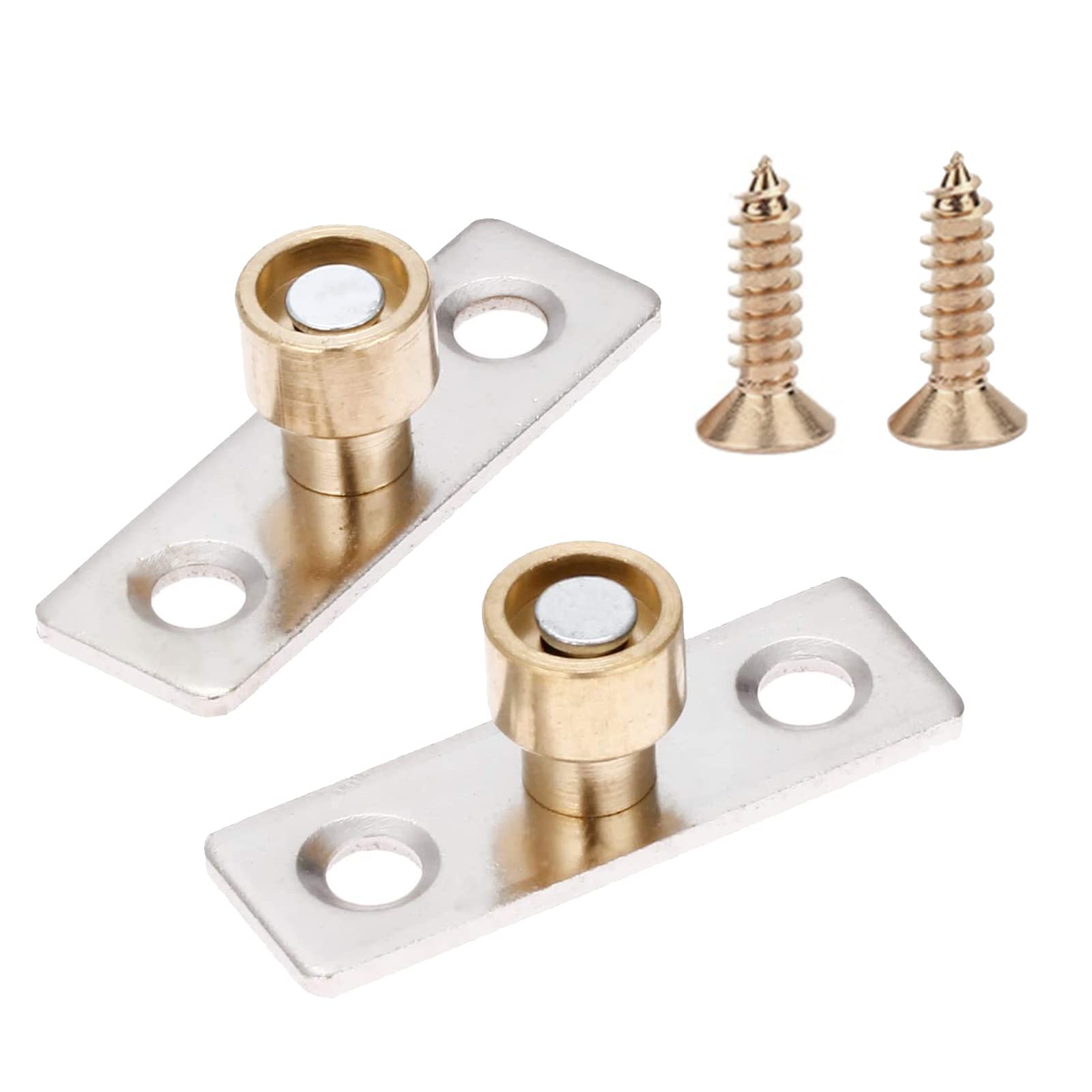 Hicello 2Pcs Sliding Door Guide Ø10mm Metal Locator Stopper Roller Door Guide Sliding Door Bottom