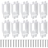 MEISO 10Pcs Electrical Power Outlet Box Extender Kit with 20Pcs Screws– Single Gang Box Extender - Single Receptacle Heavy Du