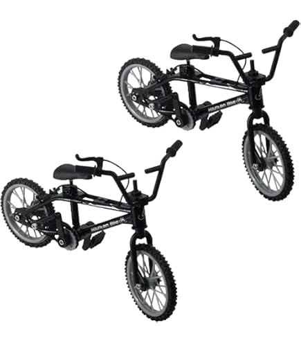 Mini BMX Finger Bike 1/8 – 32 Pièces à Assembler, Guidon Mobile, Pédales Rotatives, Jouet DIY Et Déco Pour Collectionneurs