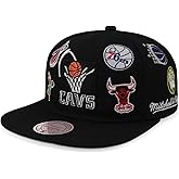 Mitchell & Ness Eastern Conference New Deadstock NBA All Over Teams Black Snapback Era Hat Cap