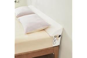 Voctriam Bed Wedge Gap Filler Twin (39"x 8"x 6") Wedge Pillow for Headboard Gap 0-8" Mattress Gap Filler Pillow to Fill The Gap Between Mattress and Wall with 2 Side Large Pockets