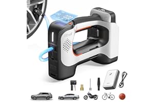 Litheli Cordless Air Compressor, 20V Portable Air Compressor, Cordless Tire Pump for Car, Bike, Sport Ball, Battery Tire Infl
