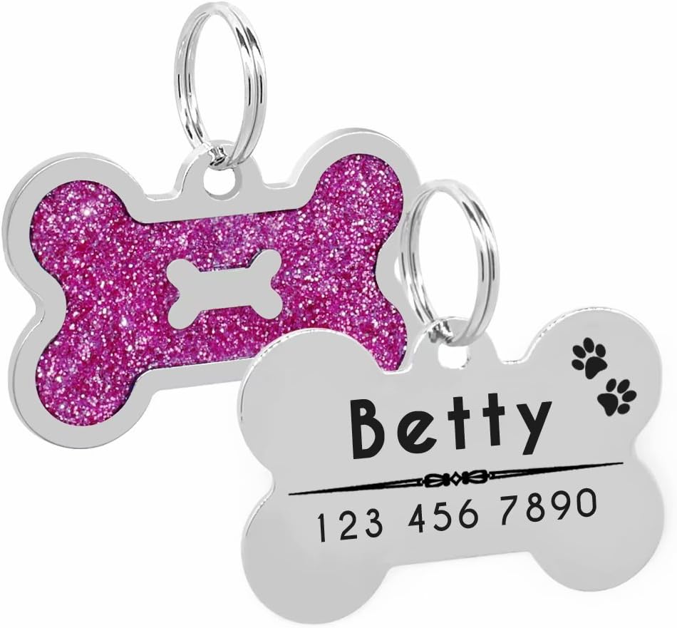custom bling dog tags