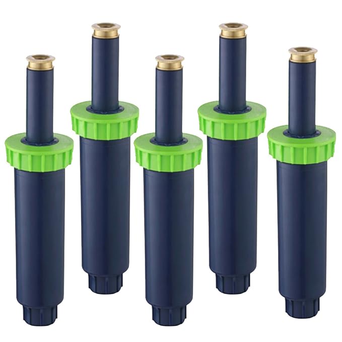 ASNOMY 4" Popup Sprinklers with Brass Nozzle, pop up