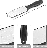 Dualeco Foot File 3Pcs Callus Remover Stainless Steel Rasp Wet Dry Cracked Feet view 5