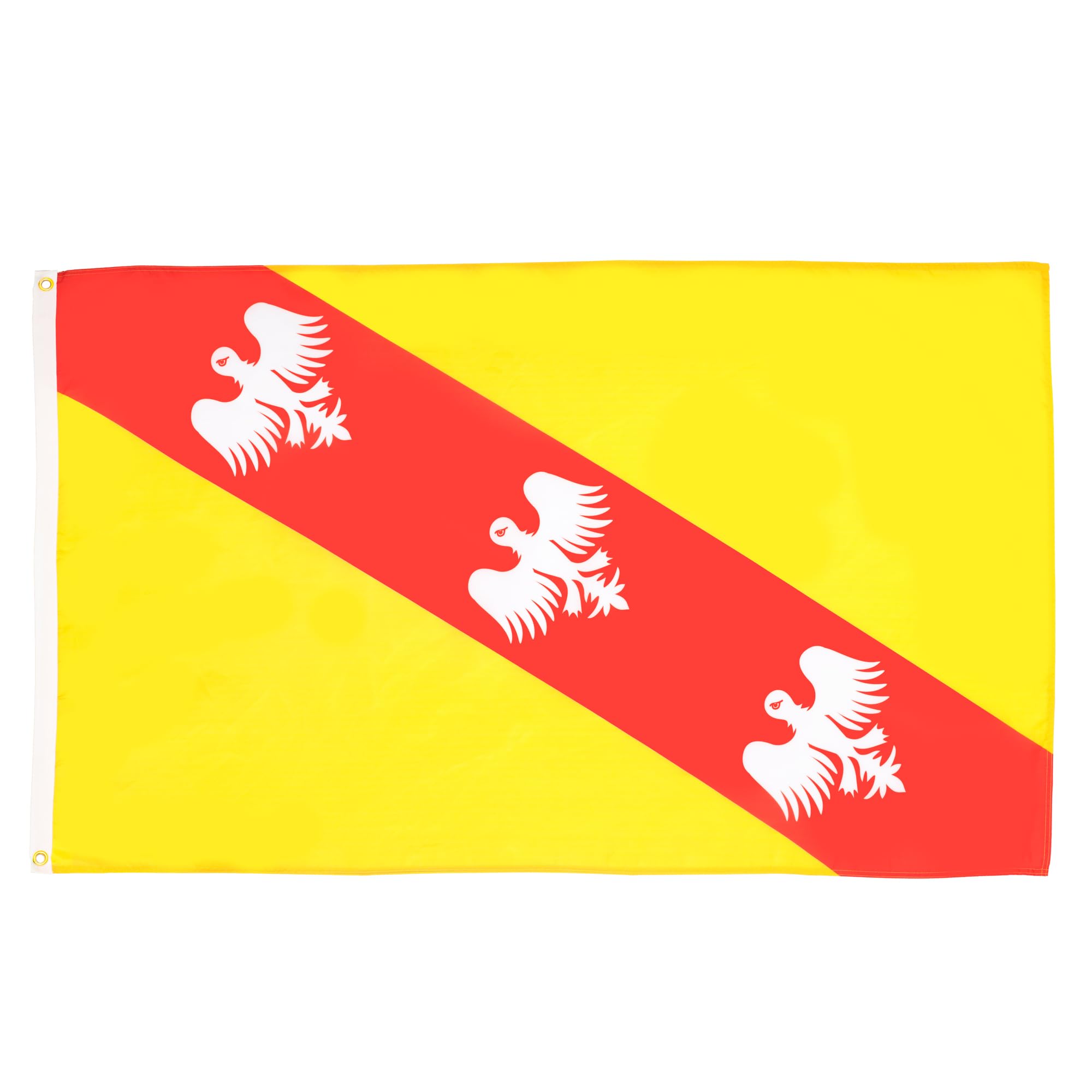 AZ FLAG - Lorraine Flag - 3x5 Ft - 100D Polyester French Region Of Lorraine Banner with Two Metal Grommets - Fade Resistant - Vivid Colors - 3' x 5' Feet - 150x90 Cm — image 1