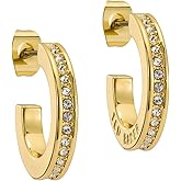 Ted Baker London Sinliaa Crystal Hoop Earrings For Women