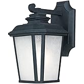 Maxim Radcliffe-One Light Small Outdoor Wall Mount in Early American Style-7 Inches Wide by 11.25 inches high