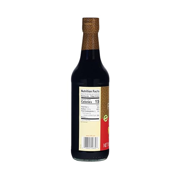 LEE KUM KEE PREMUIM SOY SAUCE (16.9 OZ – 1 PACK), NO ADDED PRESERVATIVES, RICH UMAMI FLAVOR, ALL-PURPOSE SEASONING, PERFECT FOR MARINADES, STIR-FRY, STEWS, GRAVY, AND DIPPING SAUCES