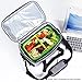 Lifewit Insulated Lunch Box Bag for Kid Boy Girl, Thermal Bento Bag for Office & School with Ice Pack Grey 6L
