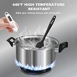 NileHome Silicone Spatula Set Heat-Resistant BPA-Free Steel Core Non-Stick view 3