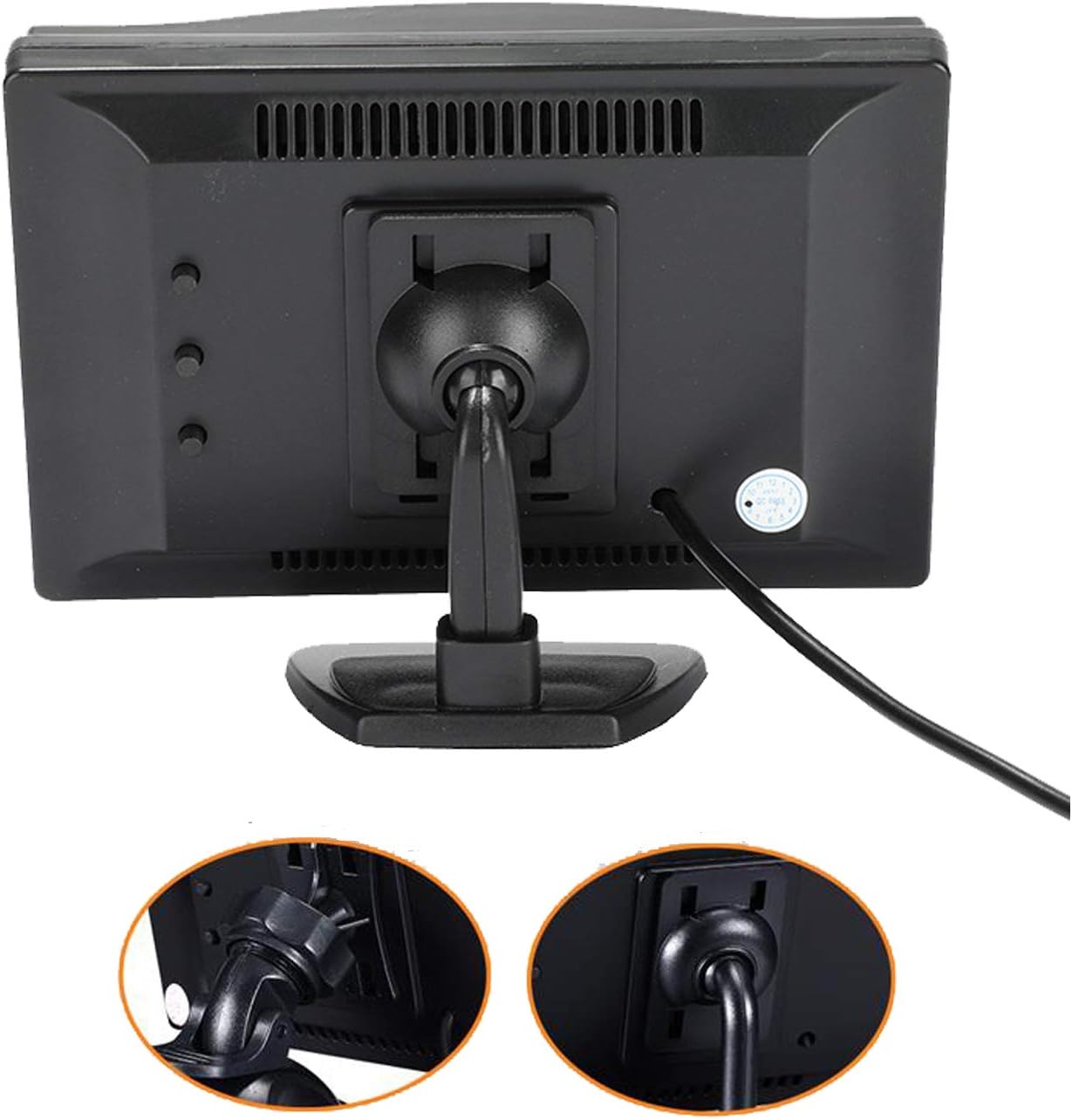 Padarsey 5 Inch TFT LCD Car Color Rear View Monitor Screen For Parking 