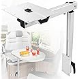 Virego RV Adjustable Table Leg, 360 Degree Rotation Aluminum Alloy Removable RV Table Leg, Height Adjustable RV Table Leg Bracket for Caravan Motorhome Yachts, Easy to Install