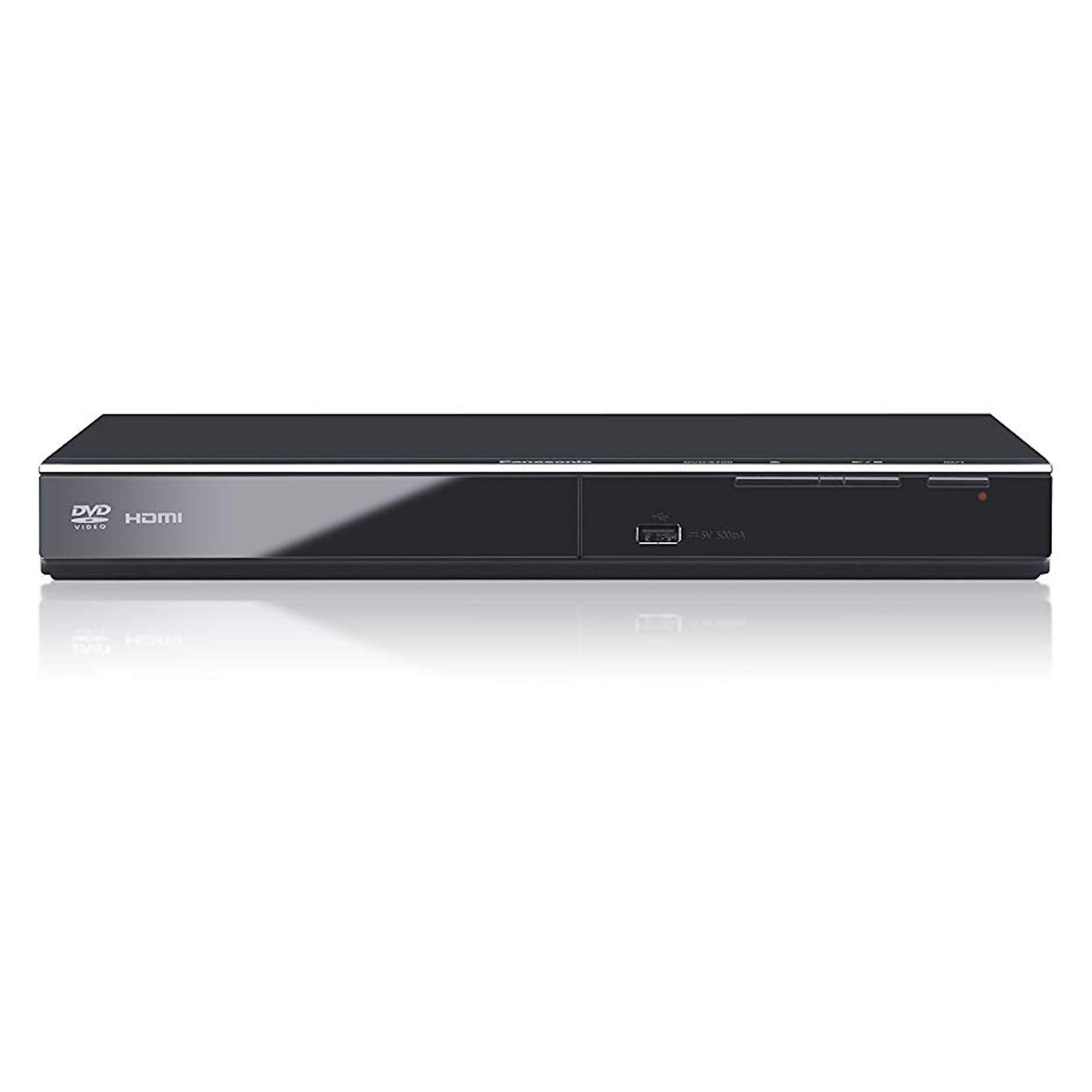Panasonic DVD-S700EB-K DVD player for TV, HDMI, Multi Format Playback, 1080p HD Upscaling, USB, CD & MP3 Playback, Photo Slide Show, Power Resume, Dust Proof Compact Design