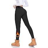 FULLSOFT Fleece Lined Leggings Women High Waisted Tummy Control Workout Winter Thermal Warm Soft Yoga Pants