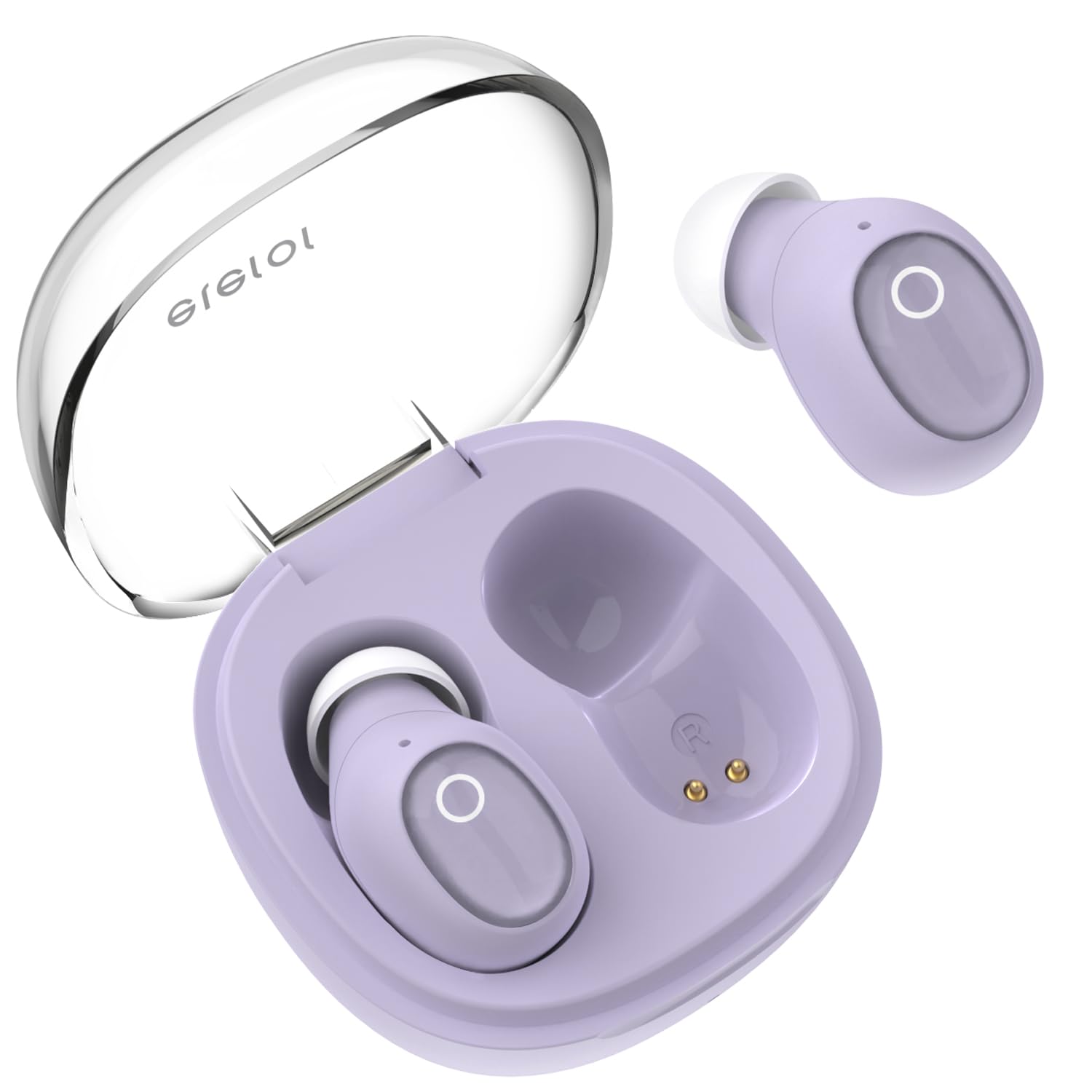eleror Wireless Earbuds for Small Ear Canals Mini Size, Cute Bluetooth Ear Buds for Women Girls with 2 Noise Reduction Mic for Clear Calls, Small Wireless Earphones with Immersive Premium Sound