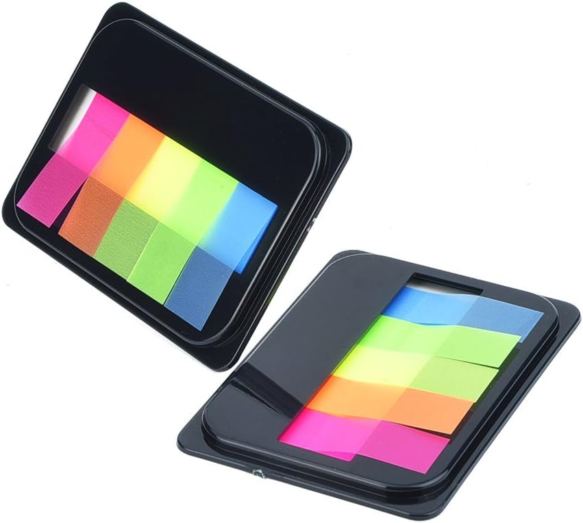 eBoot Neon Index Tabs Flags Sticky Note for Page Marker (2) : Office Products