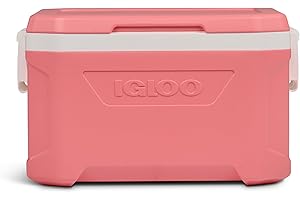 Igloo Profile II 50 Qt Hard Cooler | Large Insulated Ice Chest | Flamingo Pink