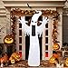 SUPERJARE 8 Ft Halloween Inflatable Ghost, Blown up Decoration with LED Light, Indoor & Outdoor, Yard & Lawn Decor