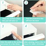 Shintop 100pcs Soft Close Dampers Cupboard Door Bumpers 3/8 in Diameter view 2