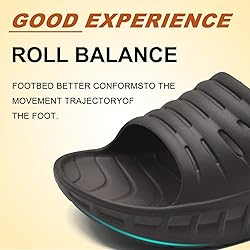KuaiLu Mens Recovery Sandals Sport Comfortable