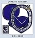 Masonic Silver Compass and Square with G (Blue Lodge) Chain Collar + Free Case (as a Gift)