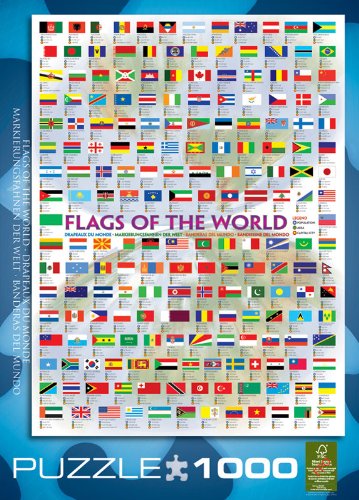 EuroGraphics Flags of the World Puzzle (1000-Piece)