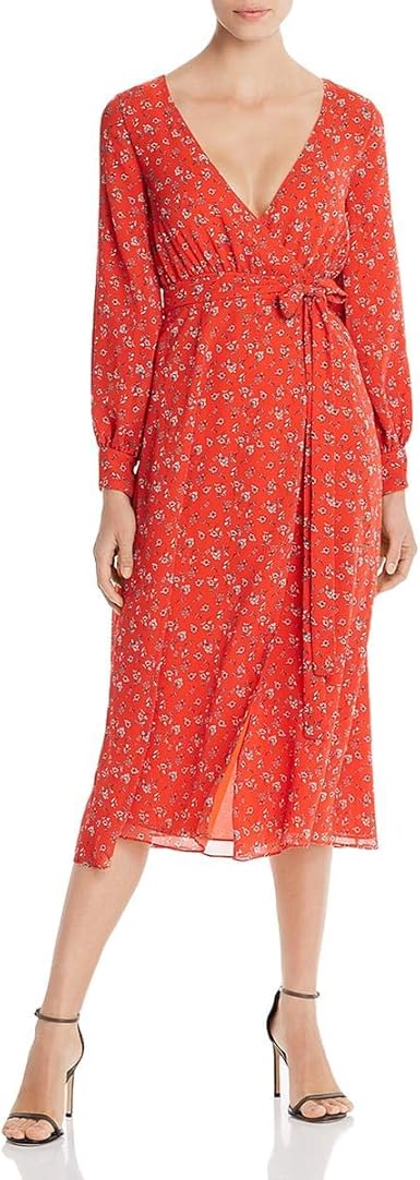 fame and partners wrap dress