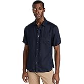 Vince Men's Linen Short Sleeve Shirt