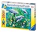 Ravensburger Dolphin Trio - 100 Piece Jigsaw Puzzle for Kids – Every Piece is Unique, Pieces Fit Together Perfectly