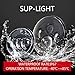 Black 7 Inch Led Round Headlight and 4.5 Inch Matching Passing Lamps Fog Lights for Harley Davidson Motorcycles