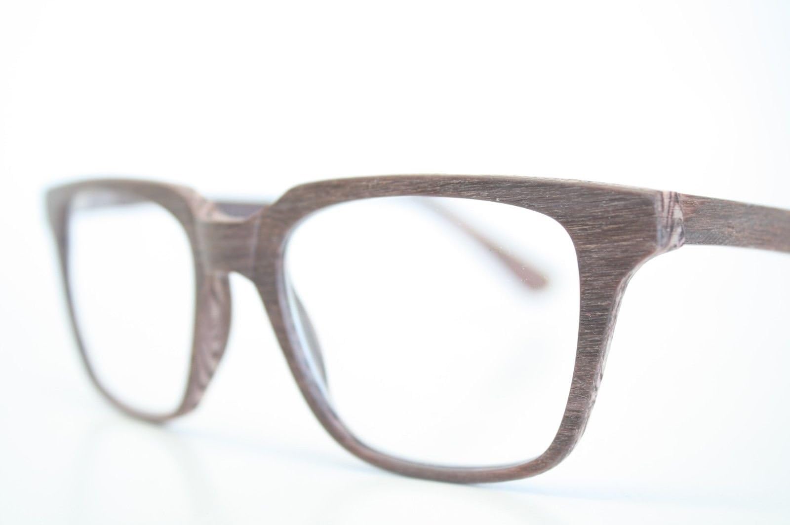 Faux Redwood Optical Quality Reading Glasses +2.00 Wooden Eyeglasses
