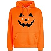 AOBUTE Halloween Hoodie Men Long Sleeve Novelty Party Sweatshirt with Pocket