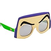 Sun-Staches Official Disney Toy Story Sunglasses | Woody, Buzz or Forky Costume Accessory Mask