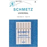 Euro-Notions Universal Machine Needles-Size 8/60 5/Pkg