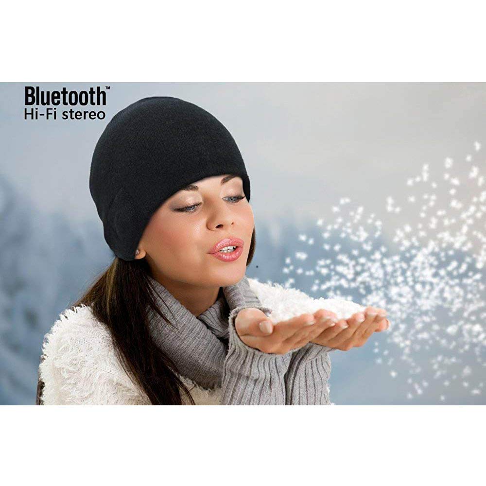 Knit Hat,LC-dolida Bluetooth Beanie Hat for Winter