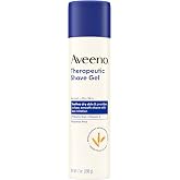 Aveeno Therapeutic Shave Gel for Women &amp; Men, Fragrance-Free, 7 oz | Shave Gel with Prebiotic Oat &amp; Vitamin E, For Smooth Shave With Less Irritation, Soothes Dry, Sensitive Skin