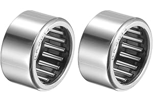 uxcell HK2014 Needle Roller Bearings 20mm Bore 26mm OD 14mm Width Chrome Steel Open End 2pcs