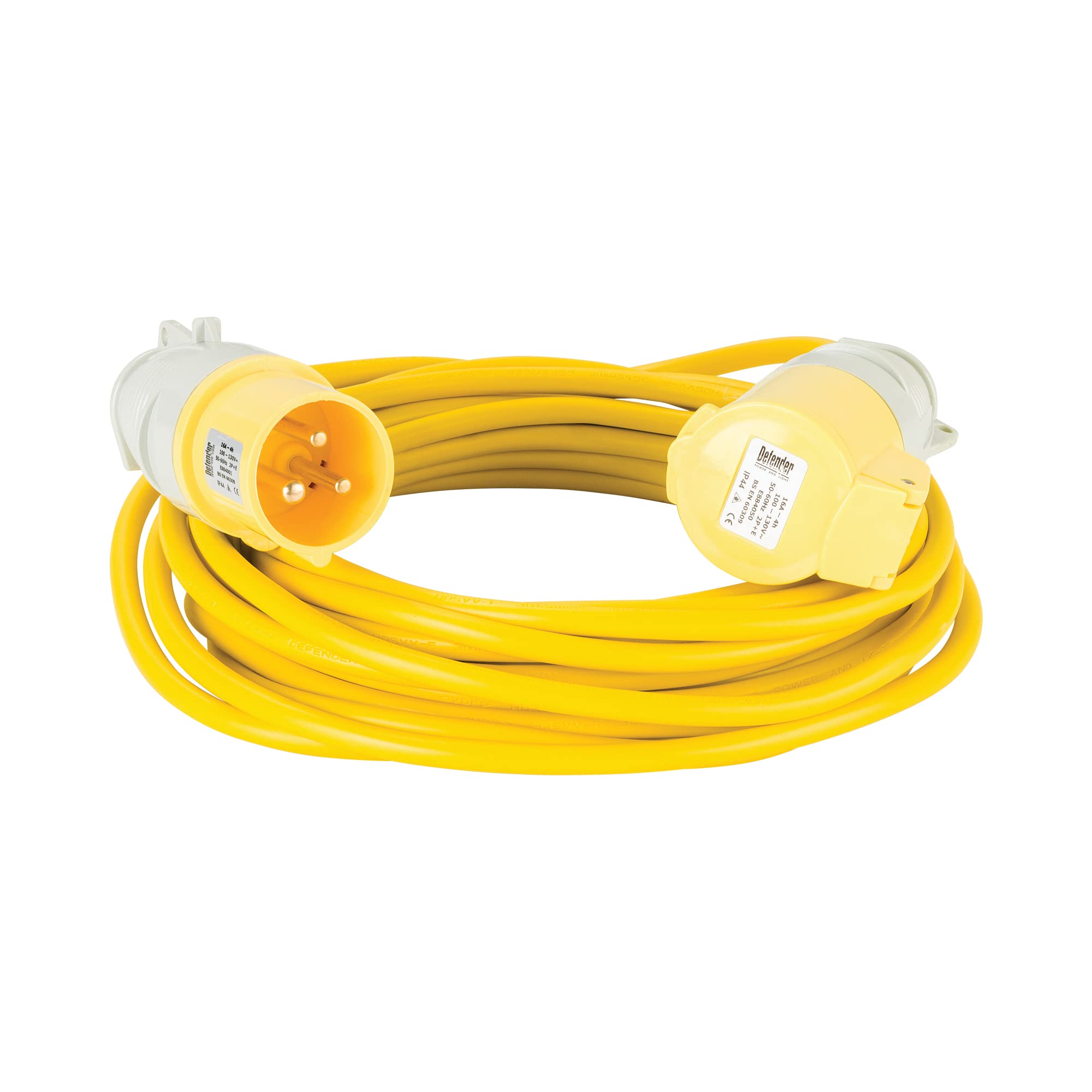Defender Loose Lead Yellow 1.5mm2 10m 110V (E85118)