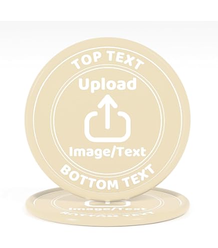 Fichas De Póquer Personalizadas 200-1000 Unidades - Plástico ABS, 37 Mm, Impresión UV A Doble Cara. Crea Tus Propias Fichas Con Logo, Imagen O Texto. Ideal Para Bodas, Bares, Golf O Regalos.