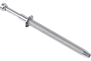 JIESIBAO Piercing Assistant Pen, Piercing Ball Grabber Tool,Pick-Up Tool with 4 Prongs Push in Syringe Type Quad Prong Small Bead Holder Grab Ball Catcher Body Piercing-Tool