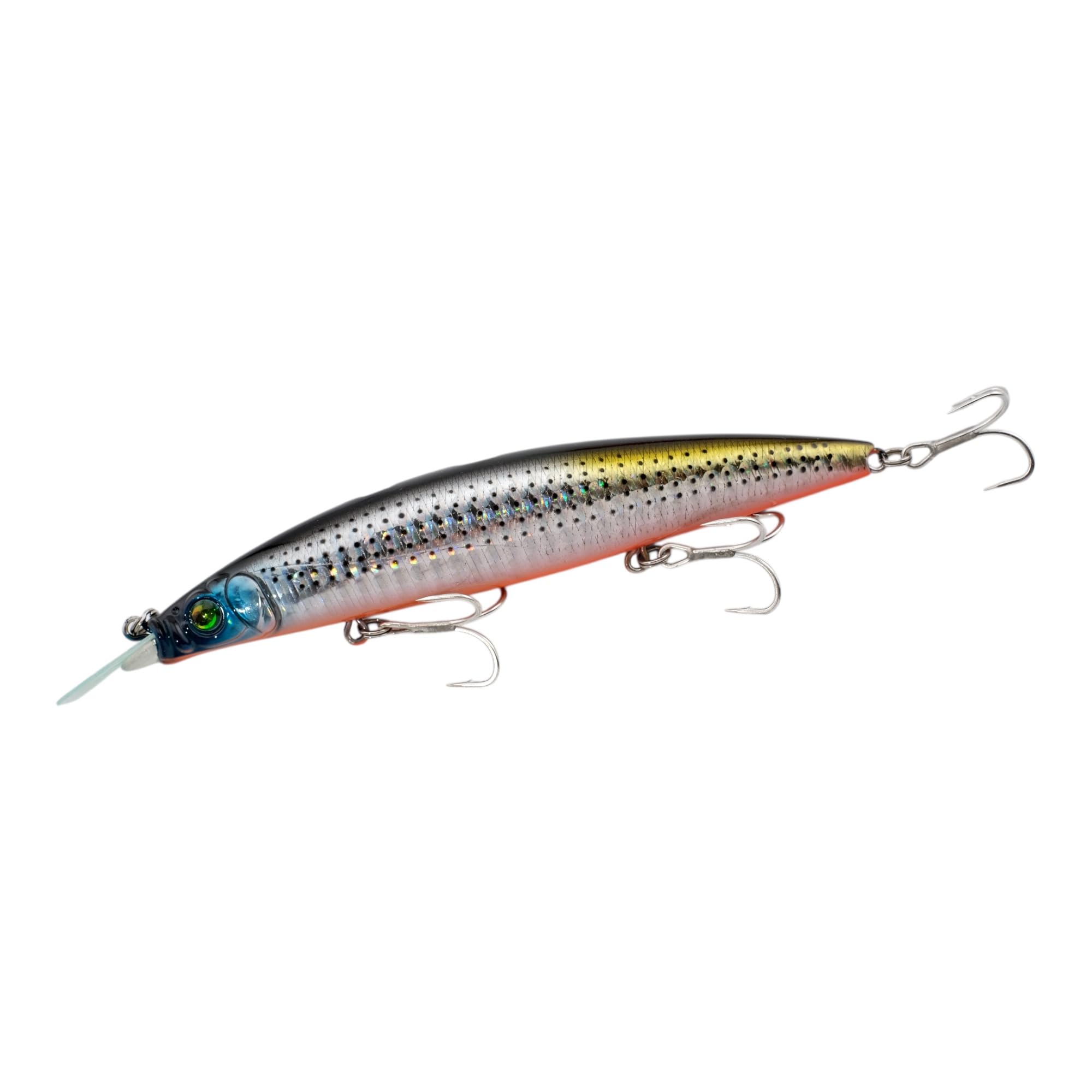 momolures - Bass lures ZODIAC 120 SW 22g super long cast sinking minnow for saltwater game fishing (KONOSHIRO RB)