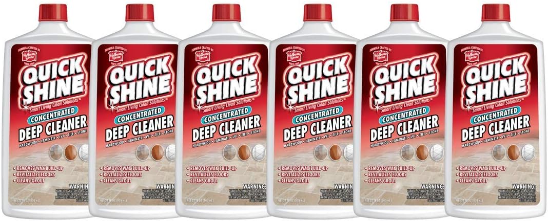 Quick Shine Concentrated Deep Cleaner, 6 Bottles