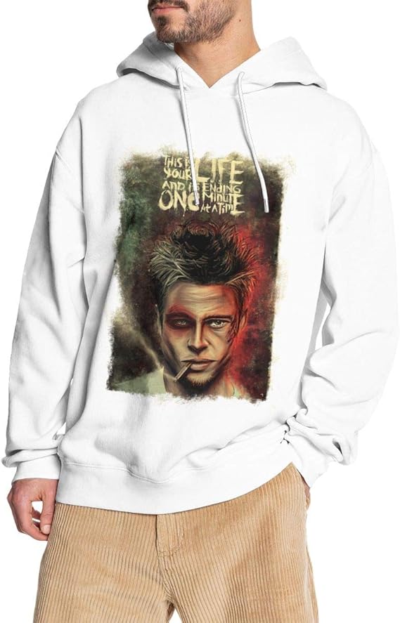 Amazon Co Jp Dave Ferguson ファイト クラブ ブラッド ピット パーカー メンズ プルオーバーパーカー スウェット White Xxl 服 ファッション小物