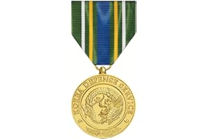 MEDALS OF AMERICA EST. 1976 Korean Defense Service Medal Anodized Full Size